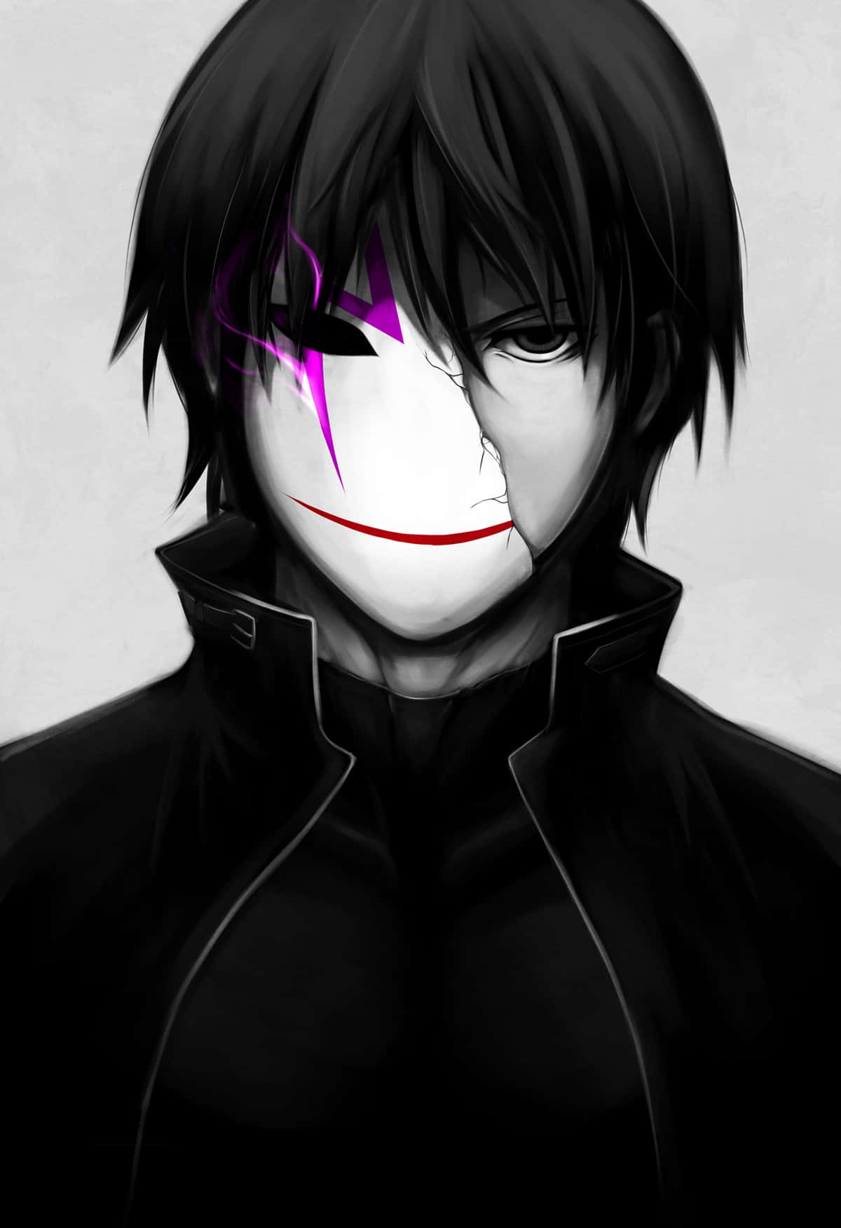 Anime Boy With Mask Wallpaper