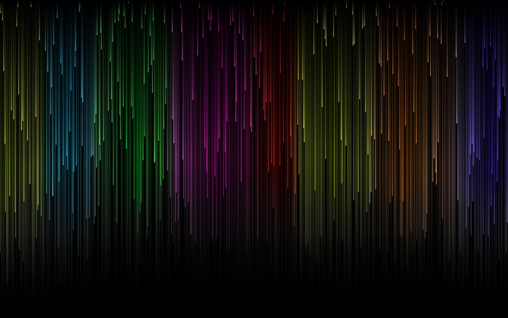 Rainbow Light Stripes Lines Flow Stock Photos Image HD