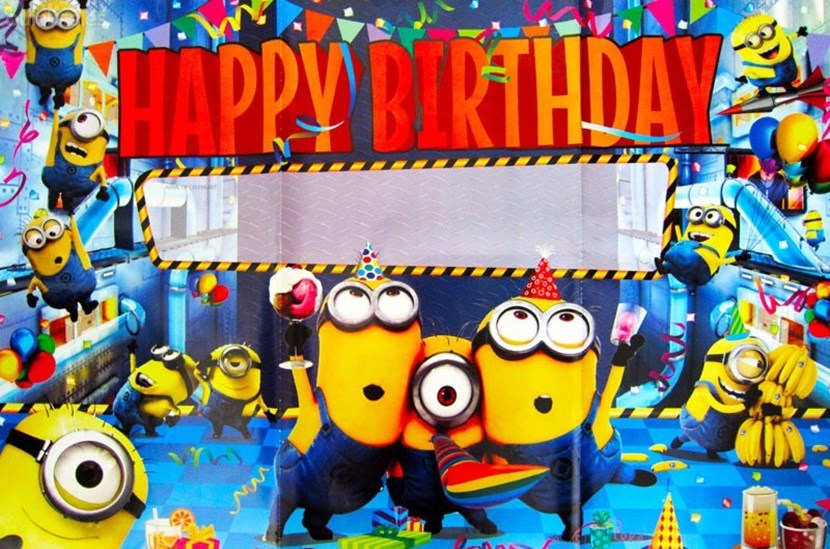 Despicable Me Minion BirtHDay Party Banner Poster Decoration