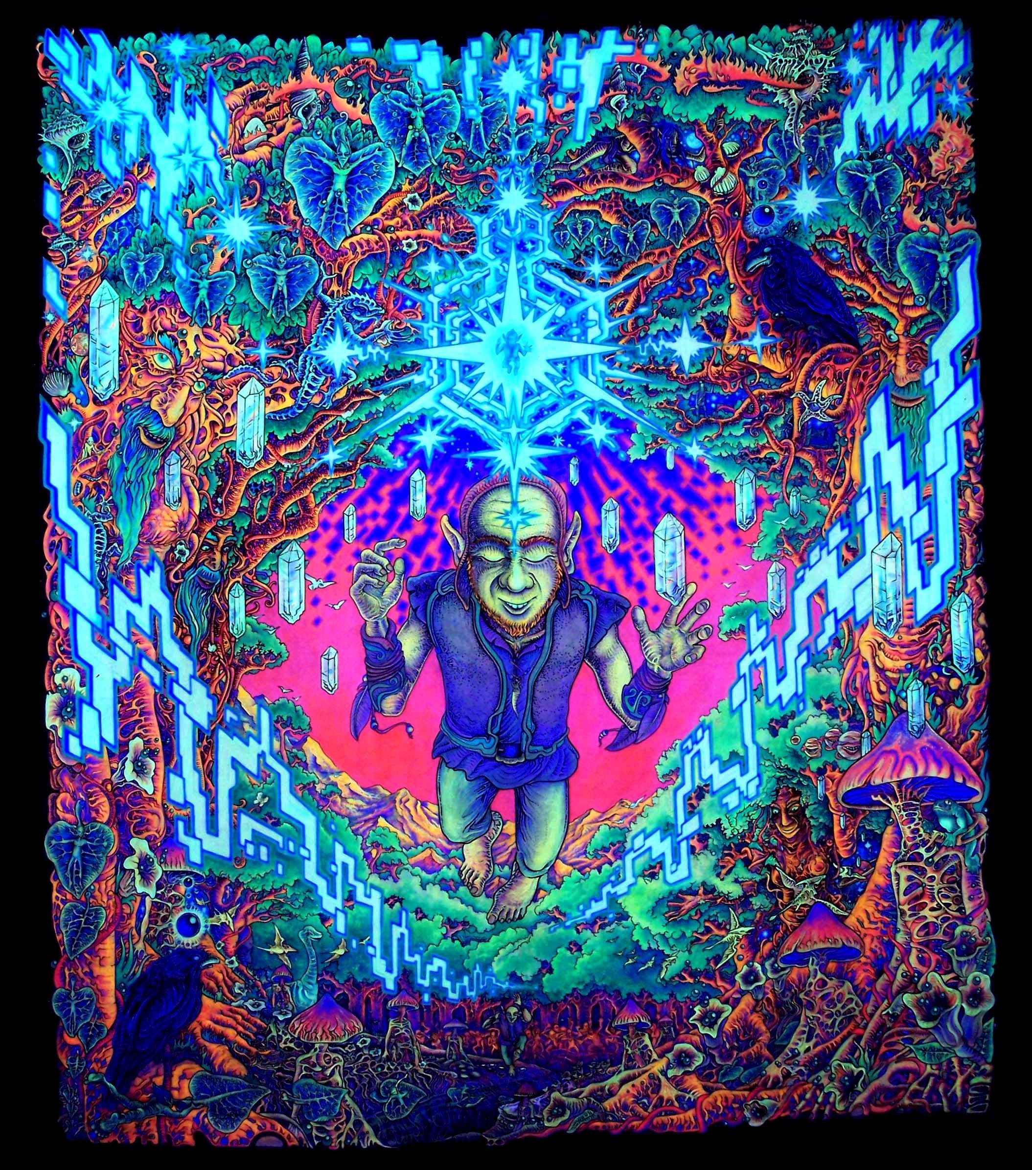 4k Psychedelic Wallpaper