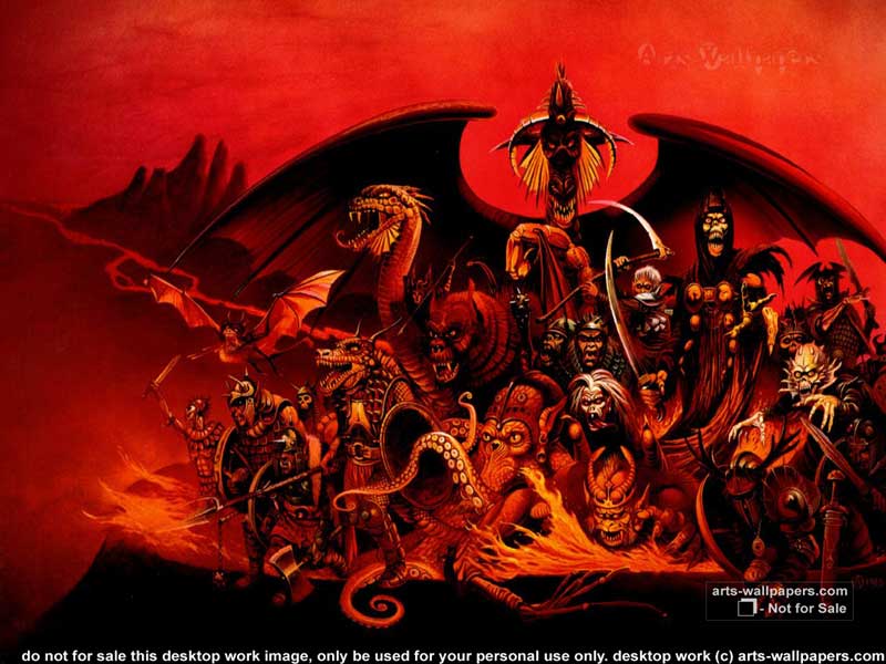 Evil Fantasy Paintings Art Wallpaper