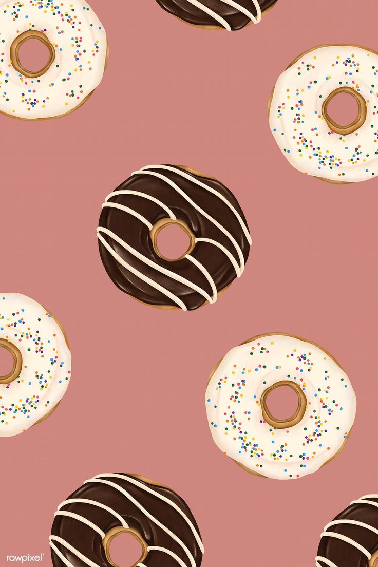Doughnut Aesthetic Wallpaper In Food Cute