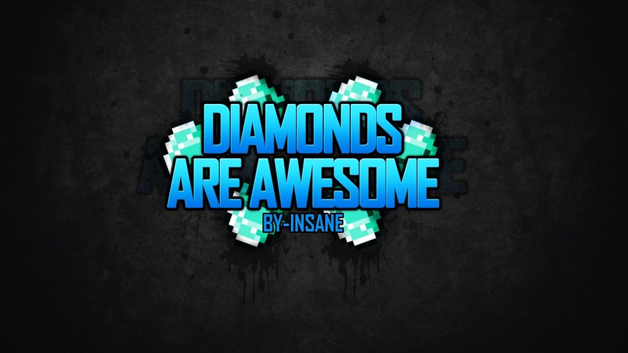 Insanes Minecraft Wallpaper E1 Diamonds By Insaneminer98
