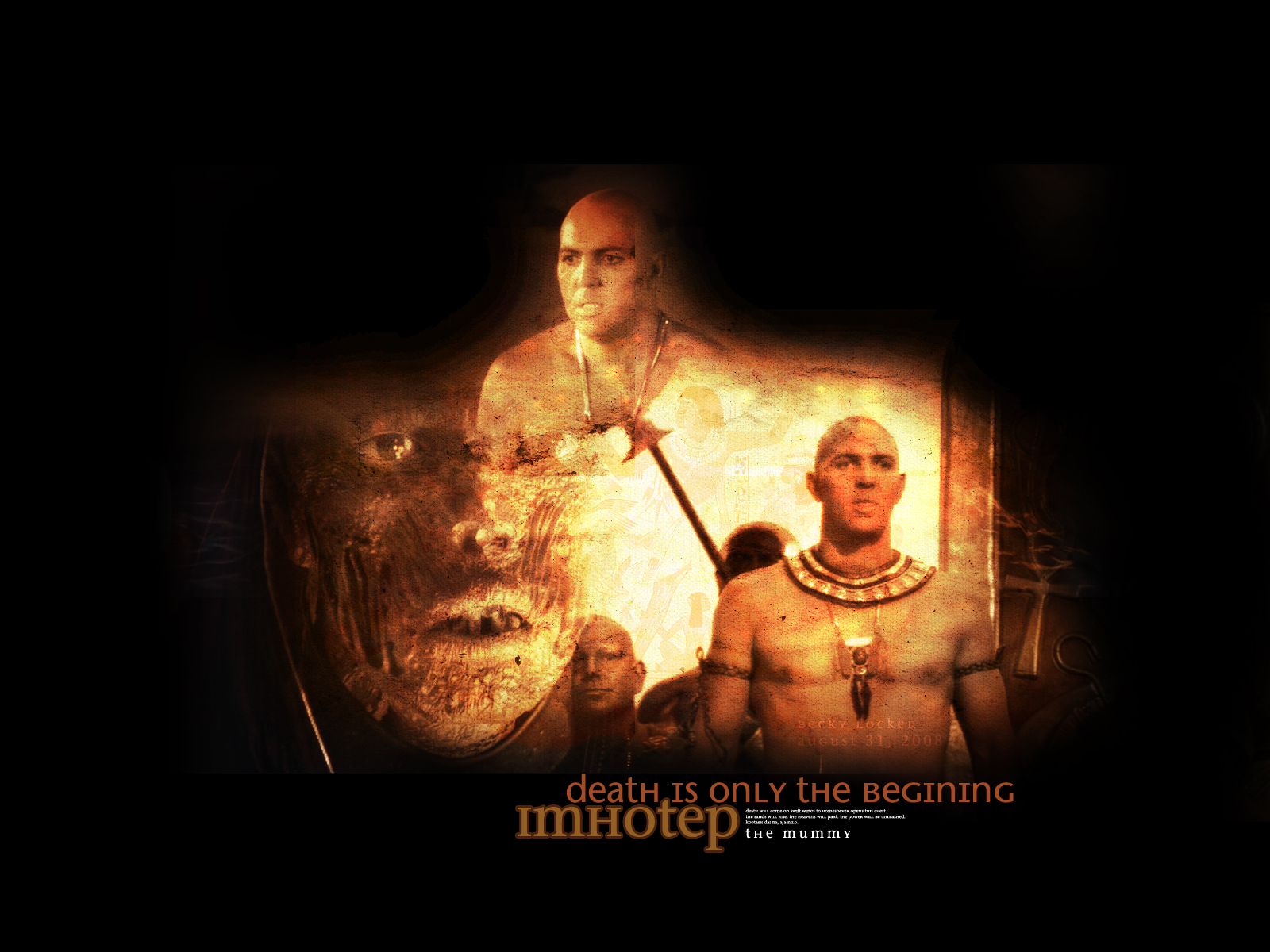 Imhotep Wallpaper By Saiyanprincessx Fan Art Movies Tv