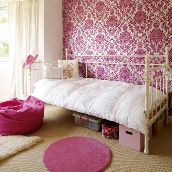 All grown up Pretty childrens room wallpaper Room Envy