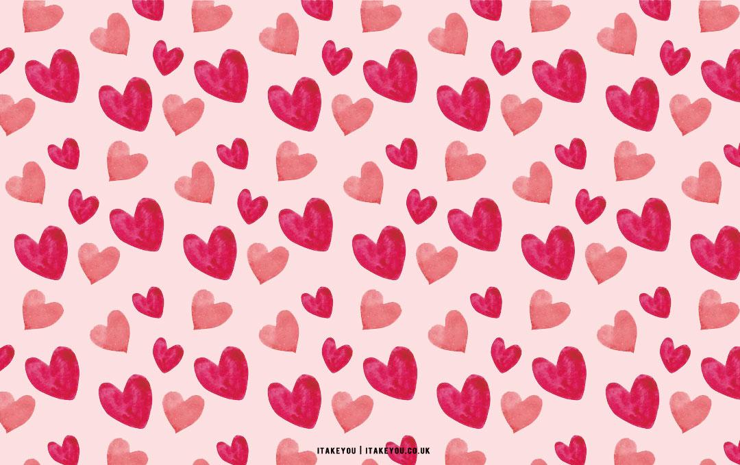 Cute Valentine S Day Wallpaper Ideas Watercolor Hearts I