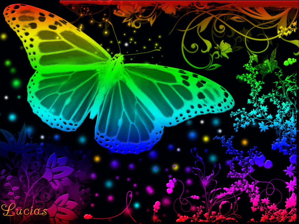 Neon Butterfly Graphics Code Ments Pictures