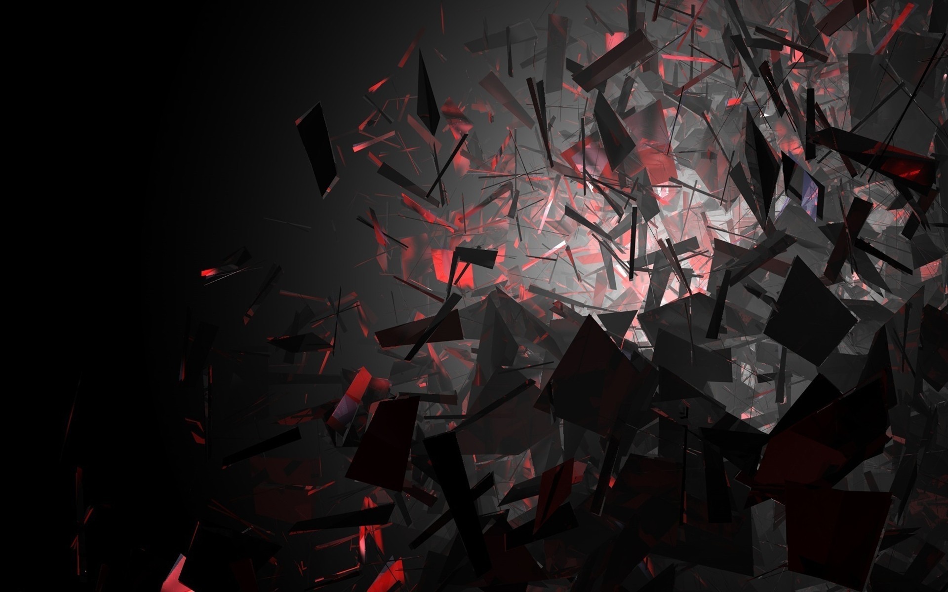 Abstract Black And Red Shapes Wallpaper Allwallpaper In