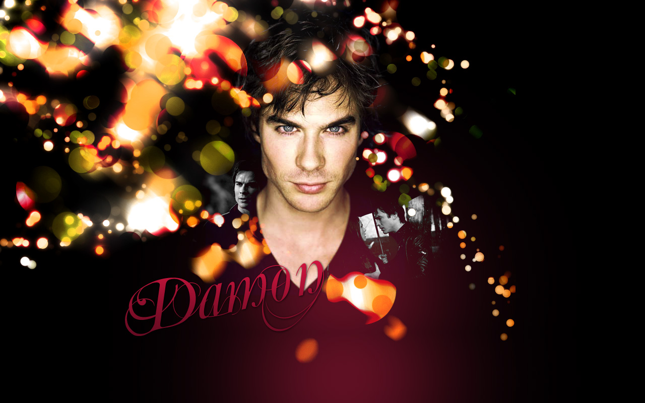 The Vampire Diaries Forever Wallpapere Cu Damon