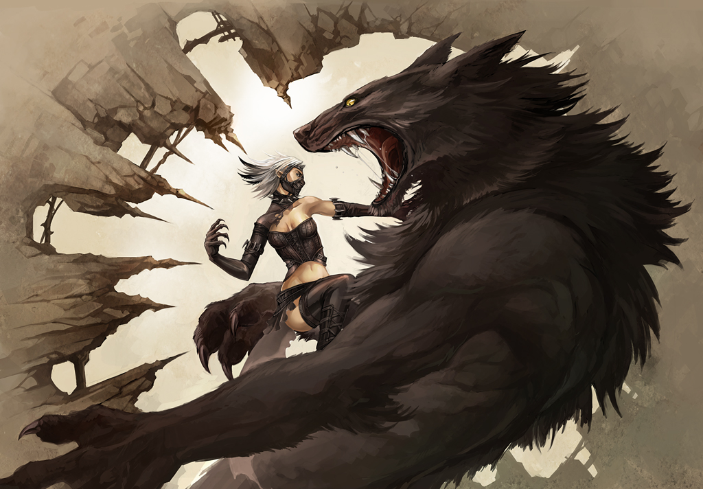 Vampire Vs Werewolf By Sandara