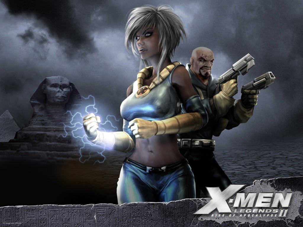 Storm And Bishop X Men Wallpaper