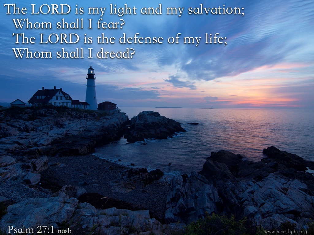 My Light And Salvation Powerpoint Background Of Psalm
