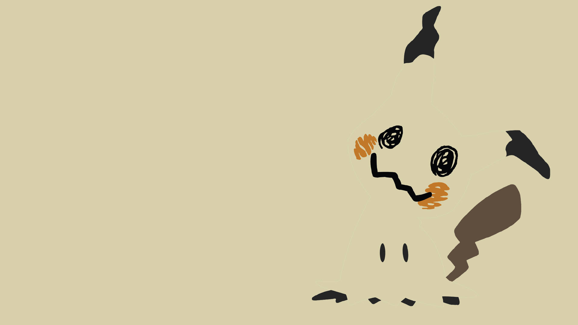 Minimalist Mimikyu Art Fb35ts78lxsh1qnk Wallpaper
