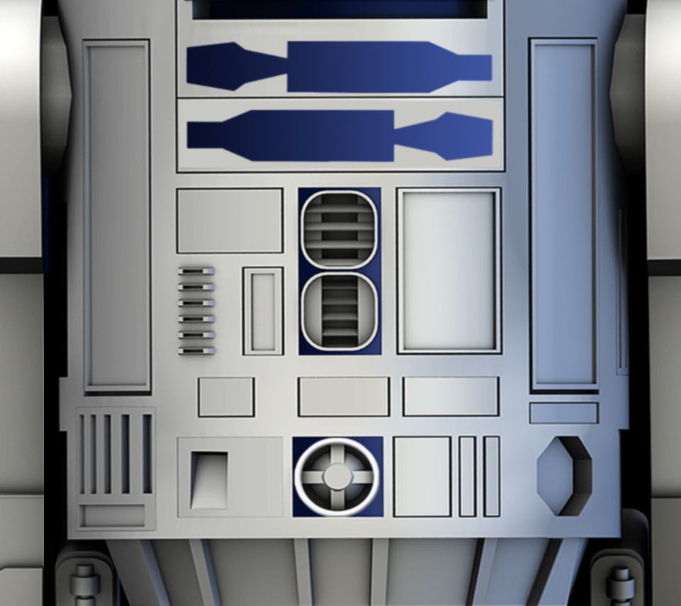 Droid R2 D2 Edition Wallpaper Star Wars iPhone