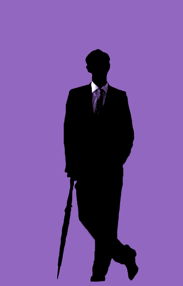 Gentleman Silhouette Wallpaper
