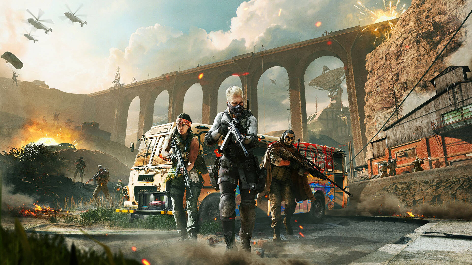 Call Of Duty Warzone 4k Attacking Wallpaper