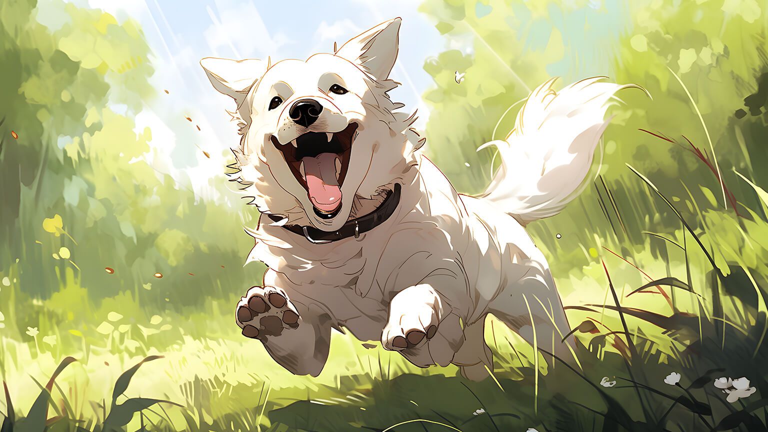 Anime Dog Wallpaper