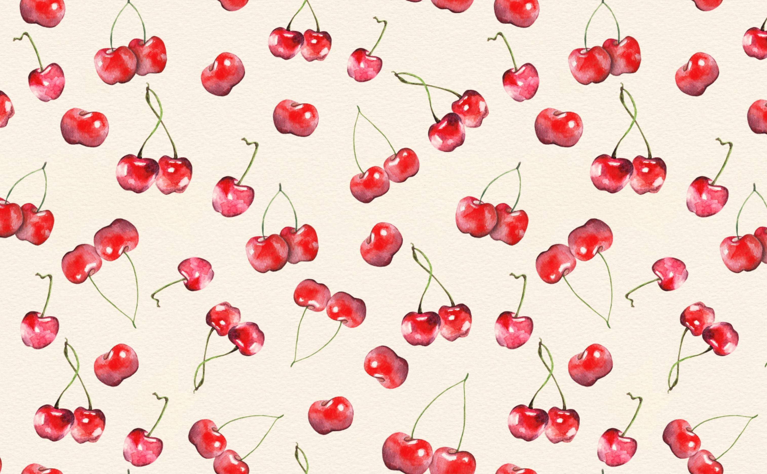 Cherry Pattern Wallpaper for Walls