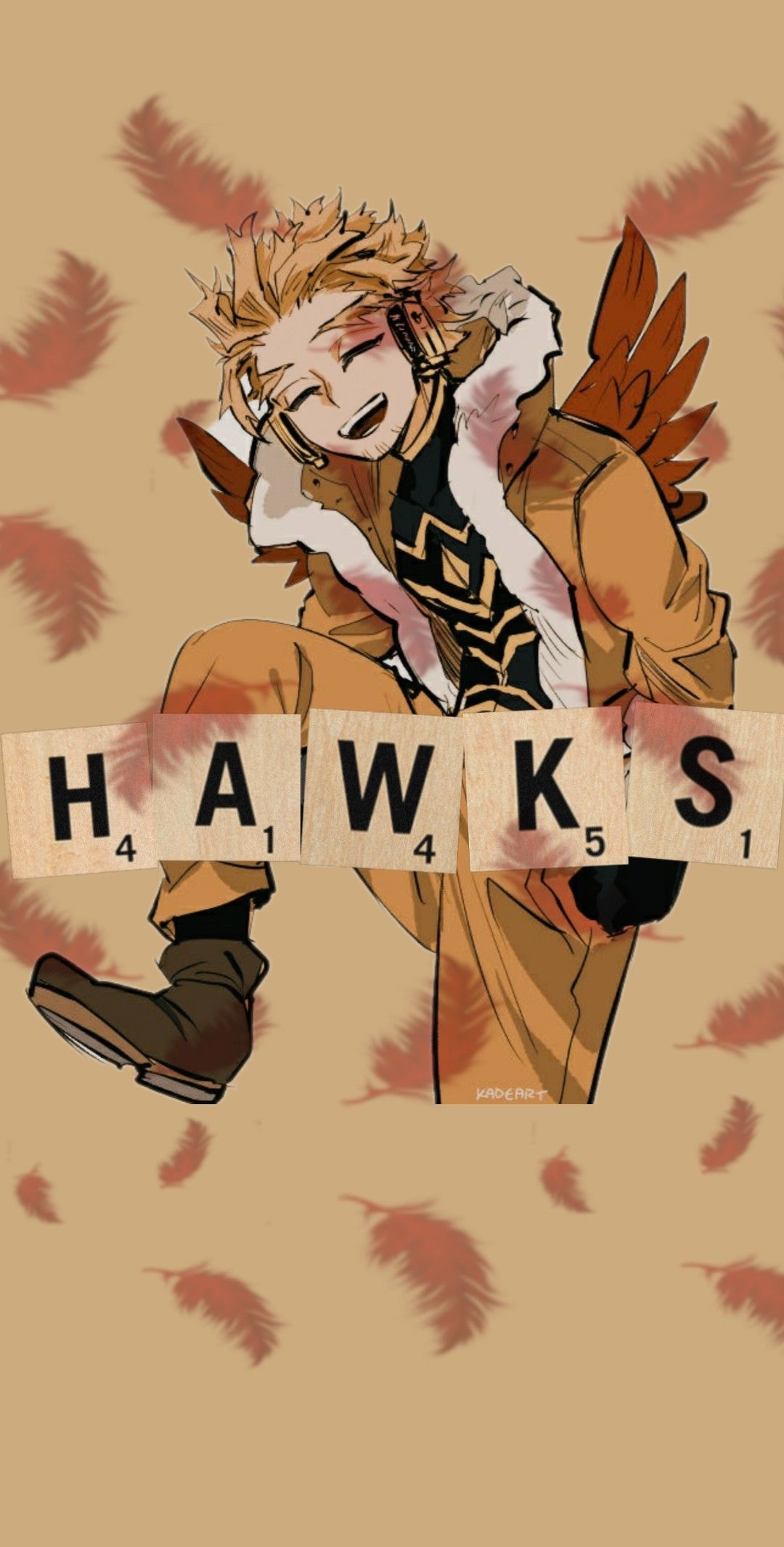 Hawks feather in 2022 Anime guys Hero wallpaper Funny anime pics