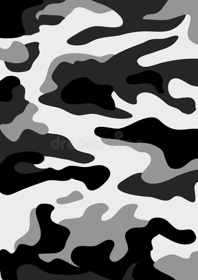 Camouflage Pattern A black camouflage military pattern ad