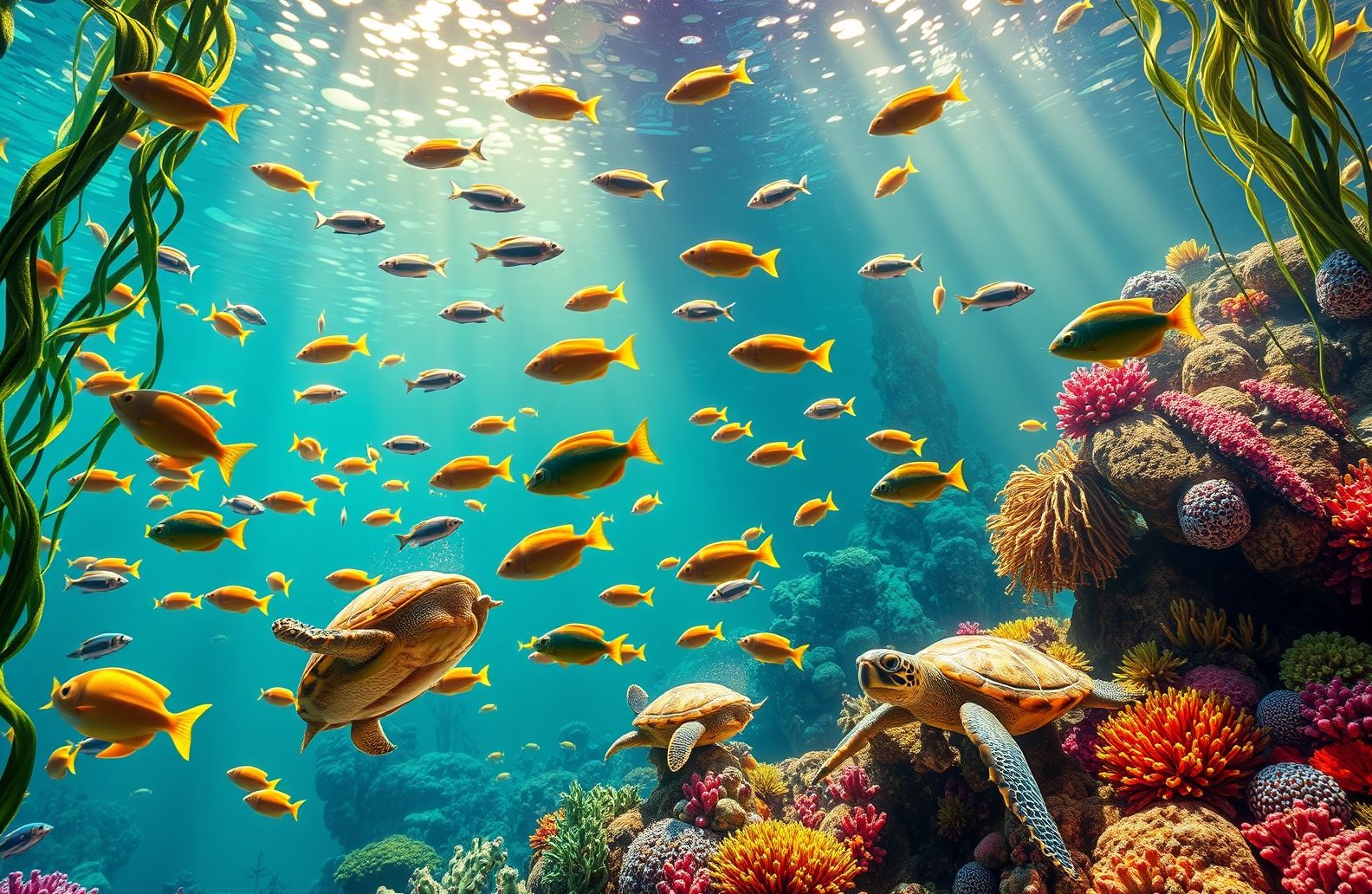 3d Live Aquarium Wallpaper