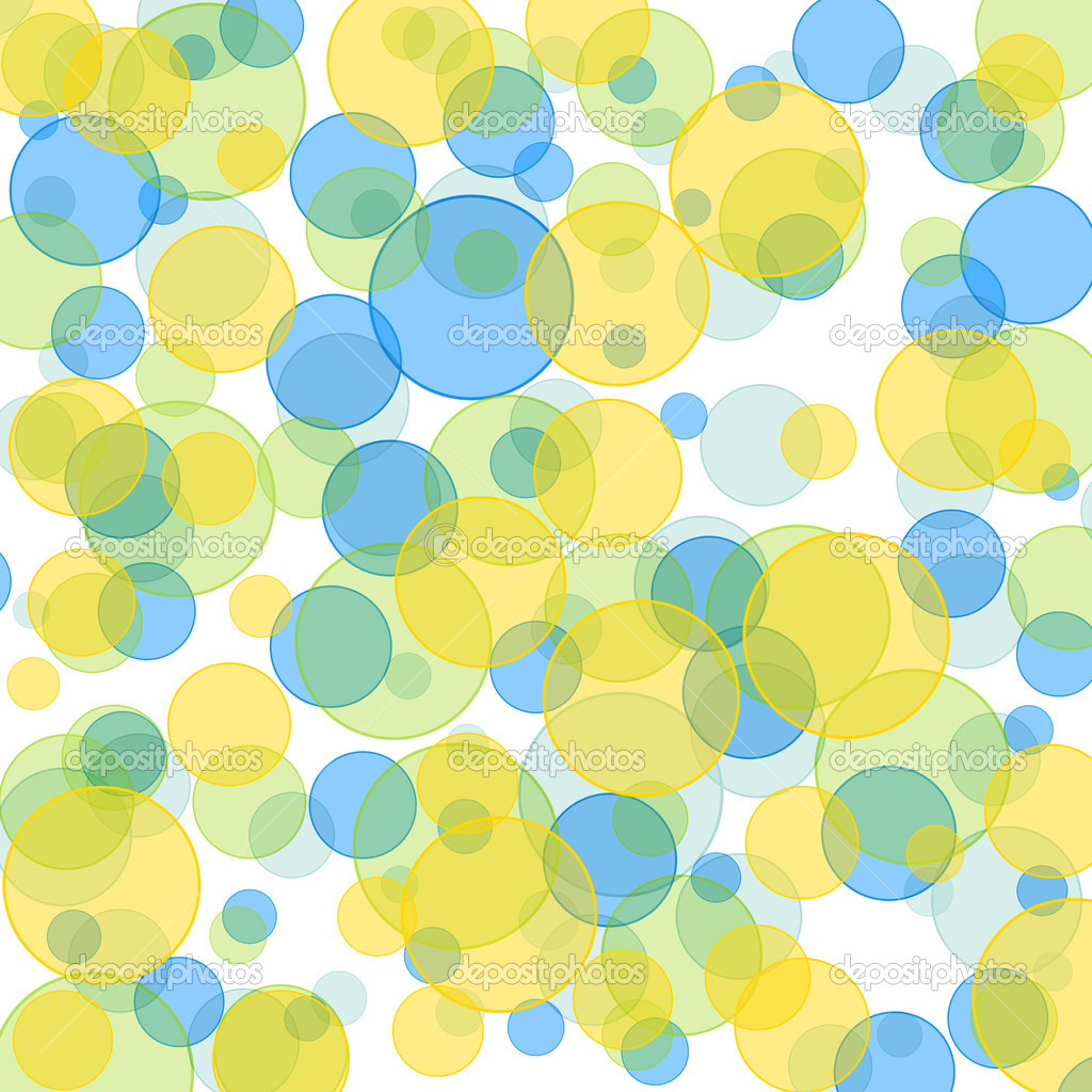 Yellow And Blue Bokeh Seamless Background Pattern Stock Photo Black