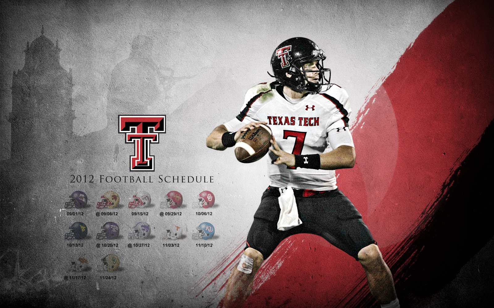 Texas Tech Football Schedule Paint Design Relay Wallpaper