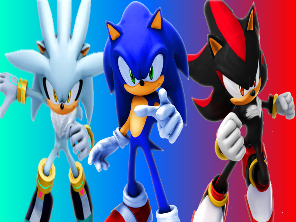 Sonic And Shadow And Silver Wallpaper Sonic And Shadow And Silver 960x720
