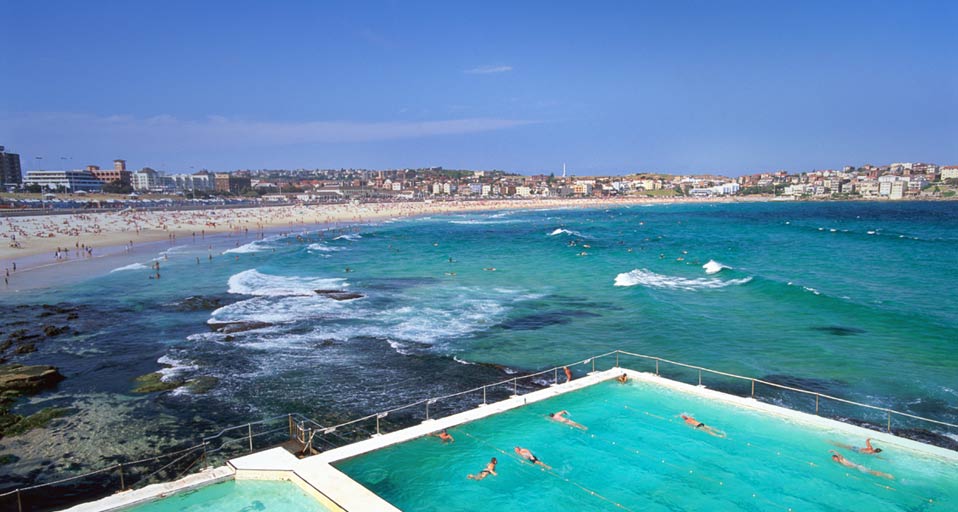 Bondi Beach Australia Nsw Sydney Swimming Pools At