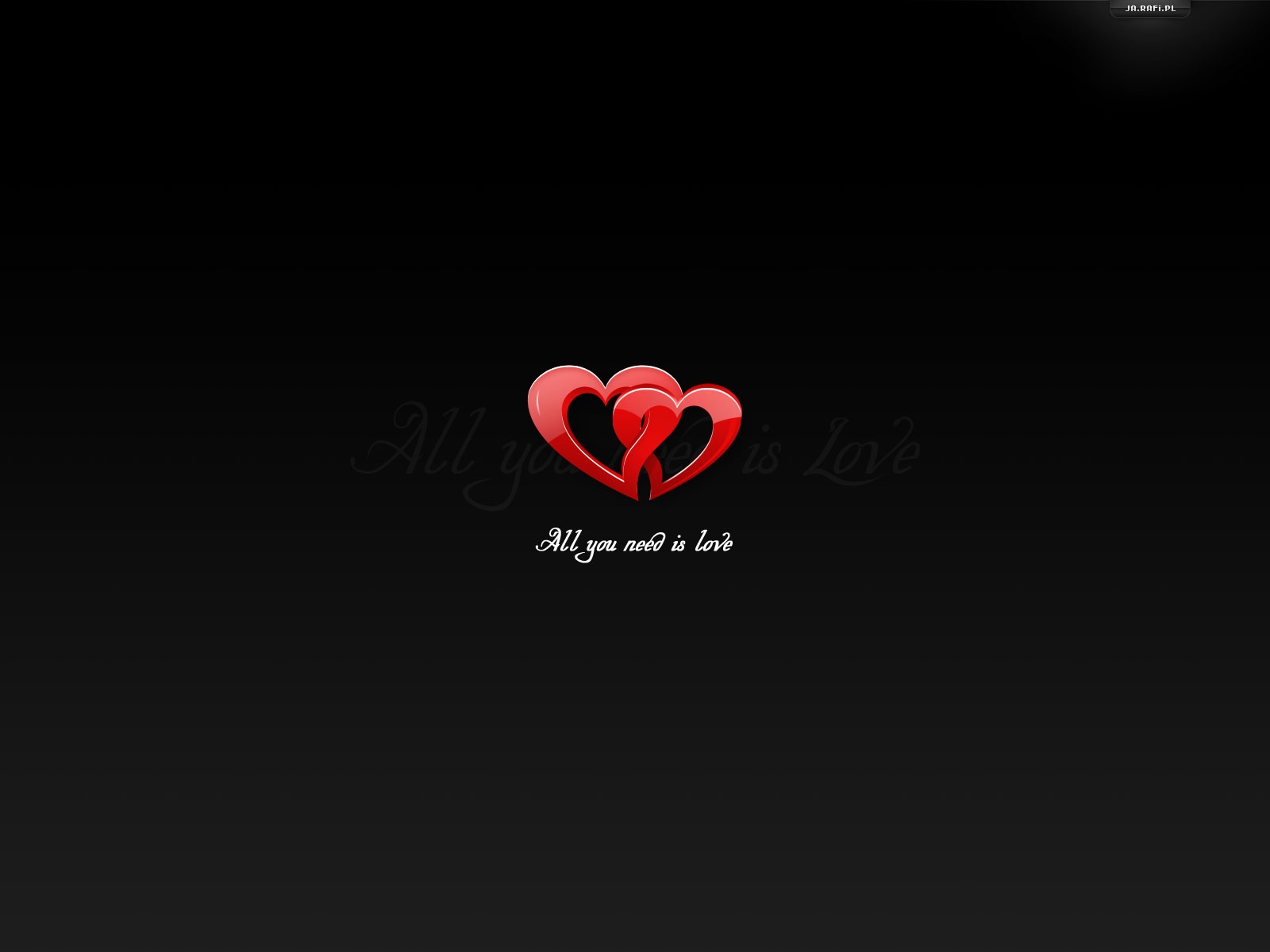 1600x1200 All you need is love desktop PC and Mac wallpaper
