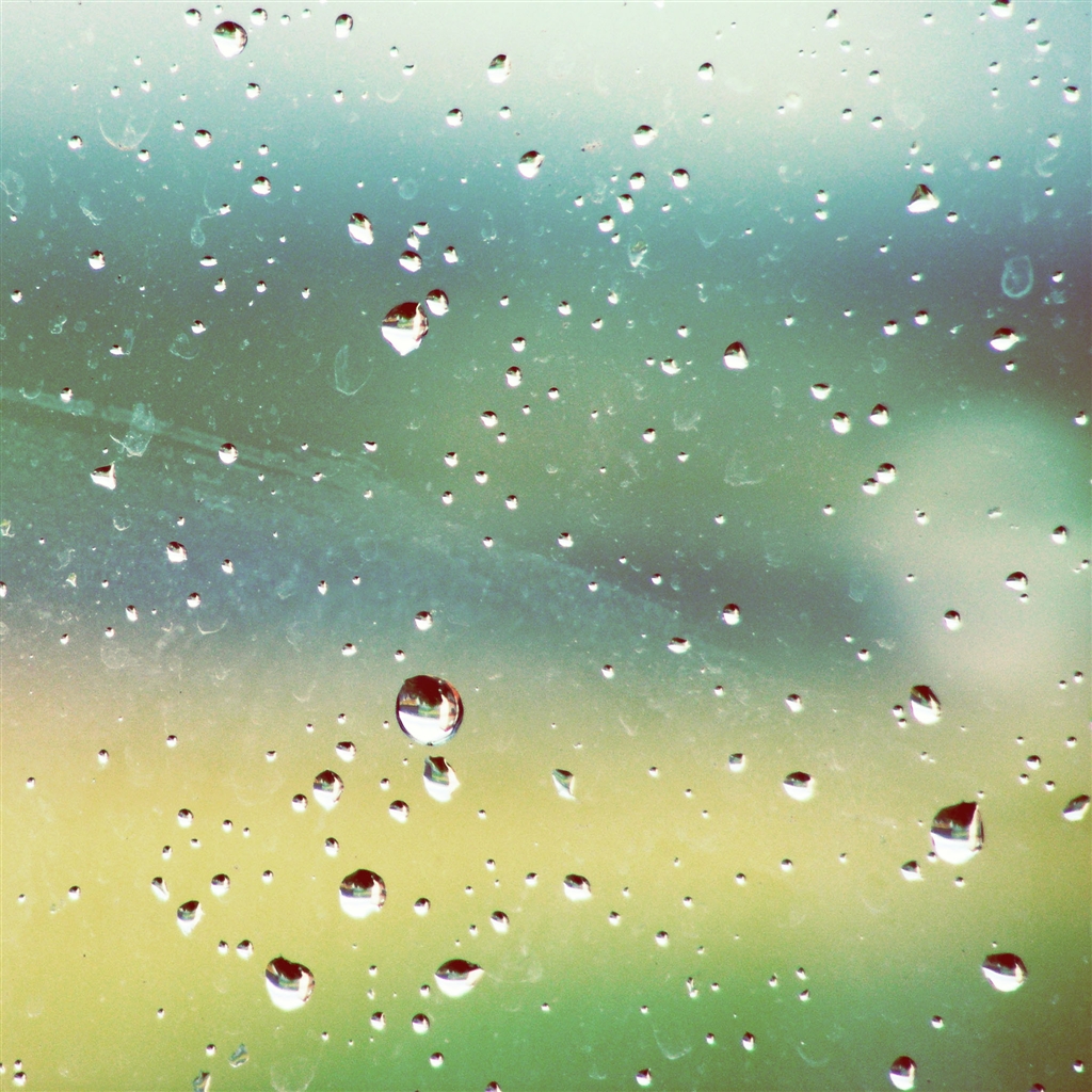 Rainy Window iPad Wallpaper