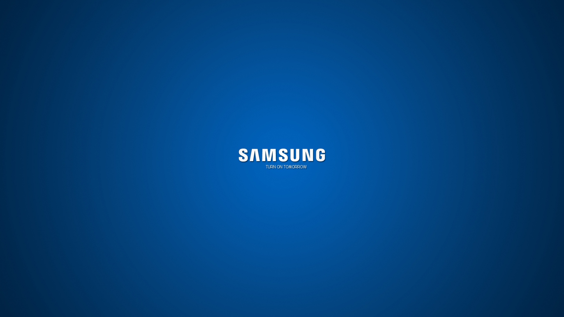 Wallpaper Samsung Pany Logo Blue White Full Hd 1080p