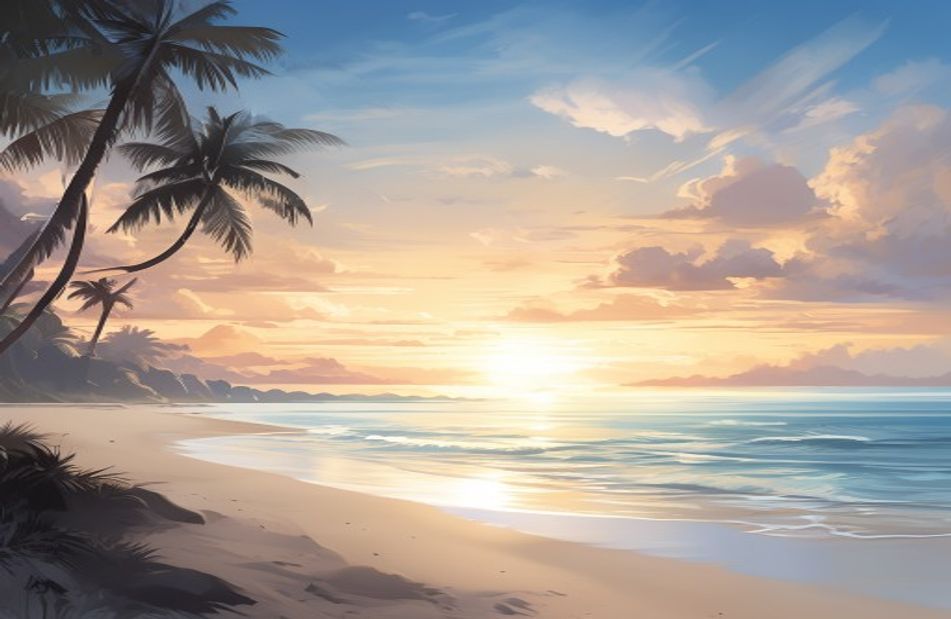 Beach Sunrise Wallpaper