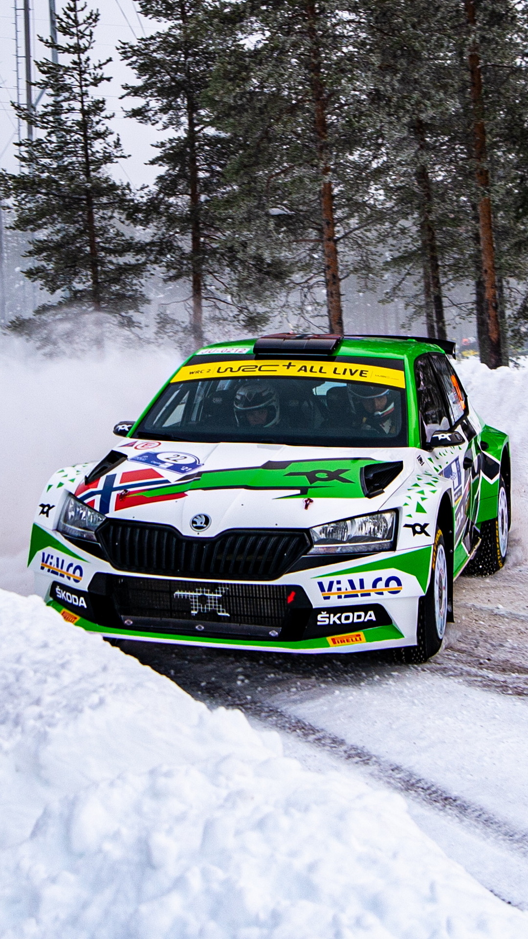 Download Arctic Rally Finland Wallpapers for Your Phone   KODA 1080x1920