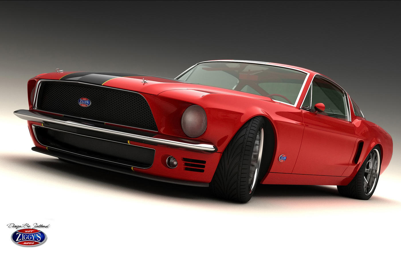 Classic Mustang Fastback Wallpaper By