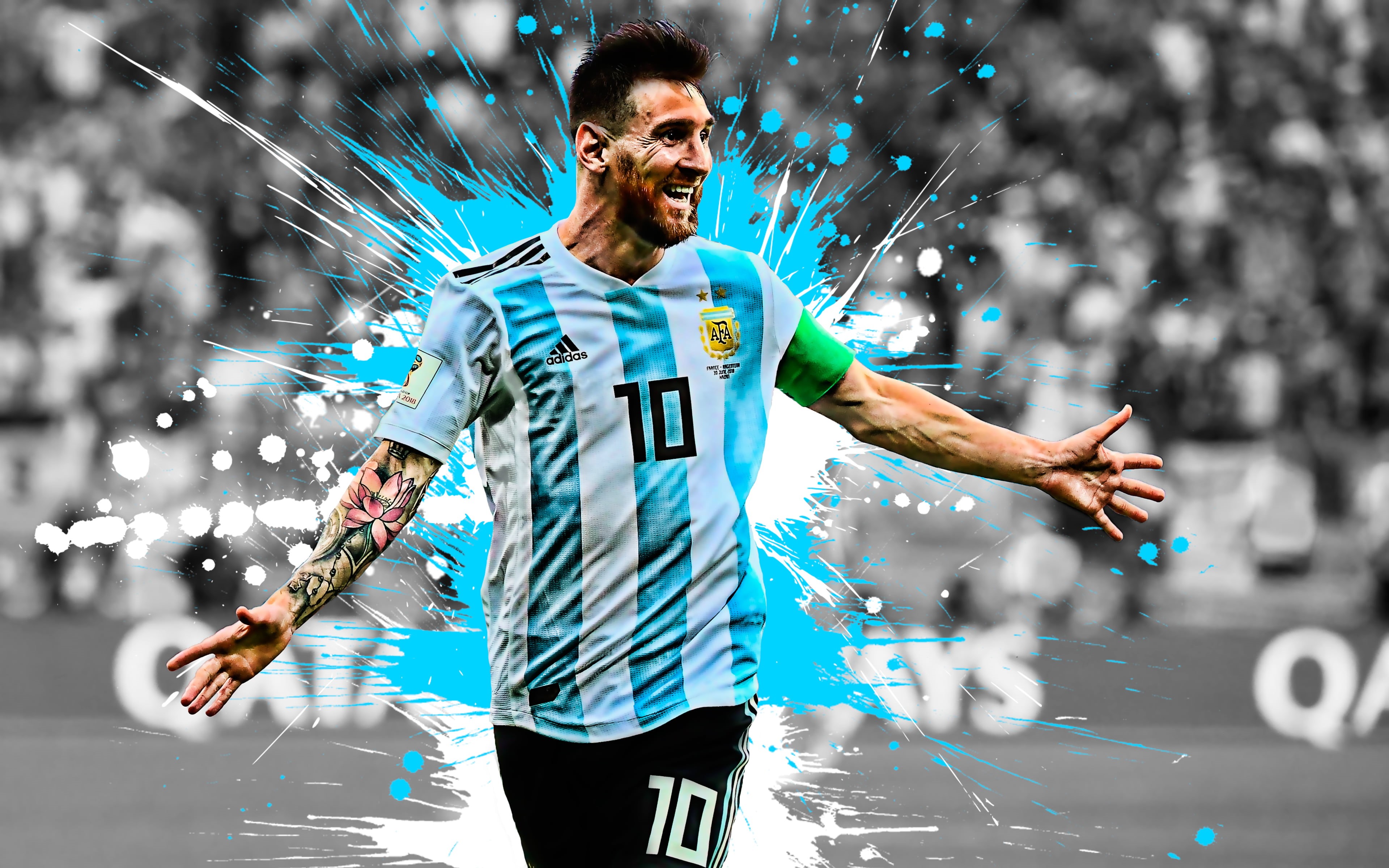 Lionel Messi Argentina National Football Team 4k Soccer HD Wallpaper