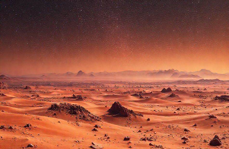 Mars Surface Wallpaper