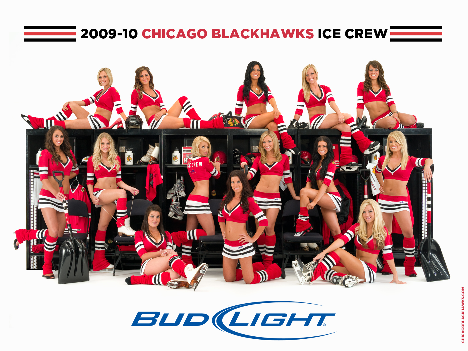 Chicago Blackhawks Ice Girls Wallpaper On