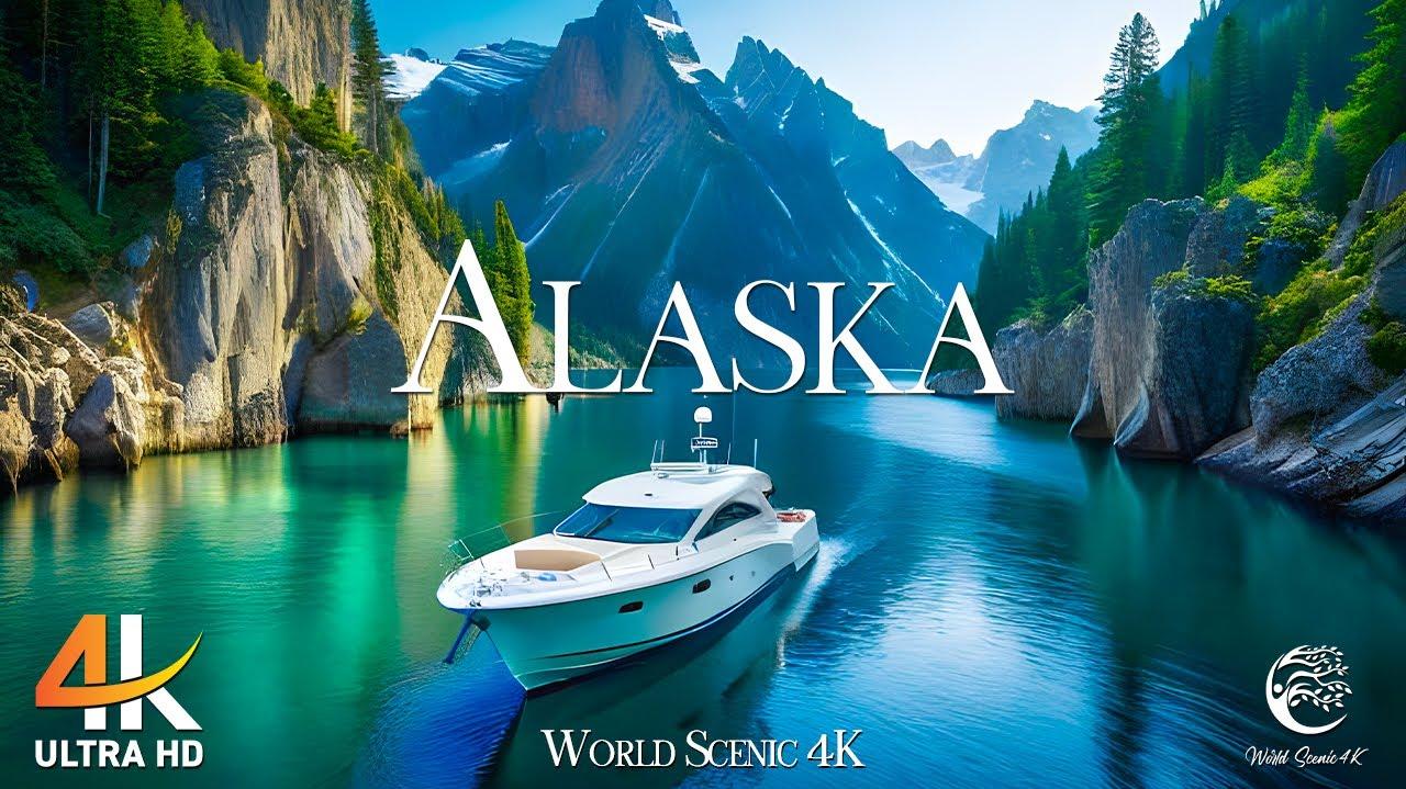 Flying Over Alaska 4k Video UHD Admiring The Majesty Of
