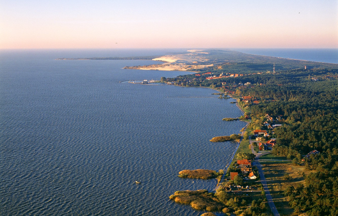 Wallpaper Sea Coast Horizon Braid Lithuania Nida Image For