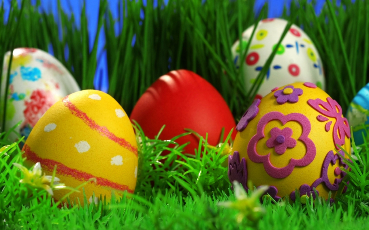 Colorful Cheer Easter Wallpaper Egg