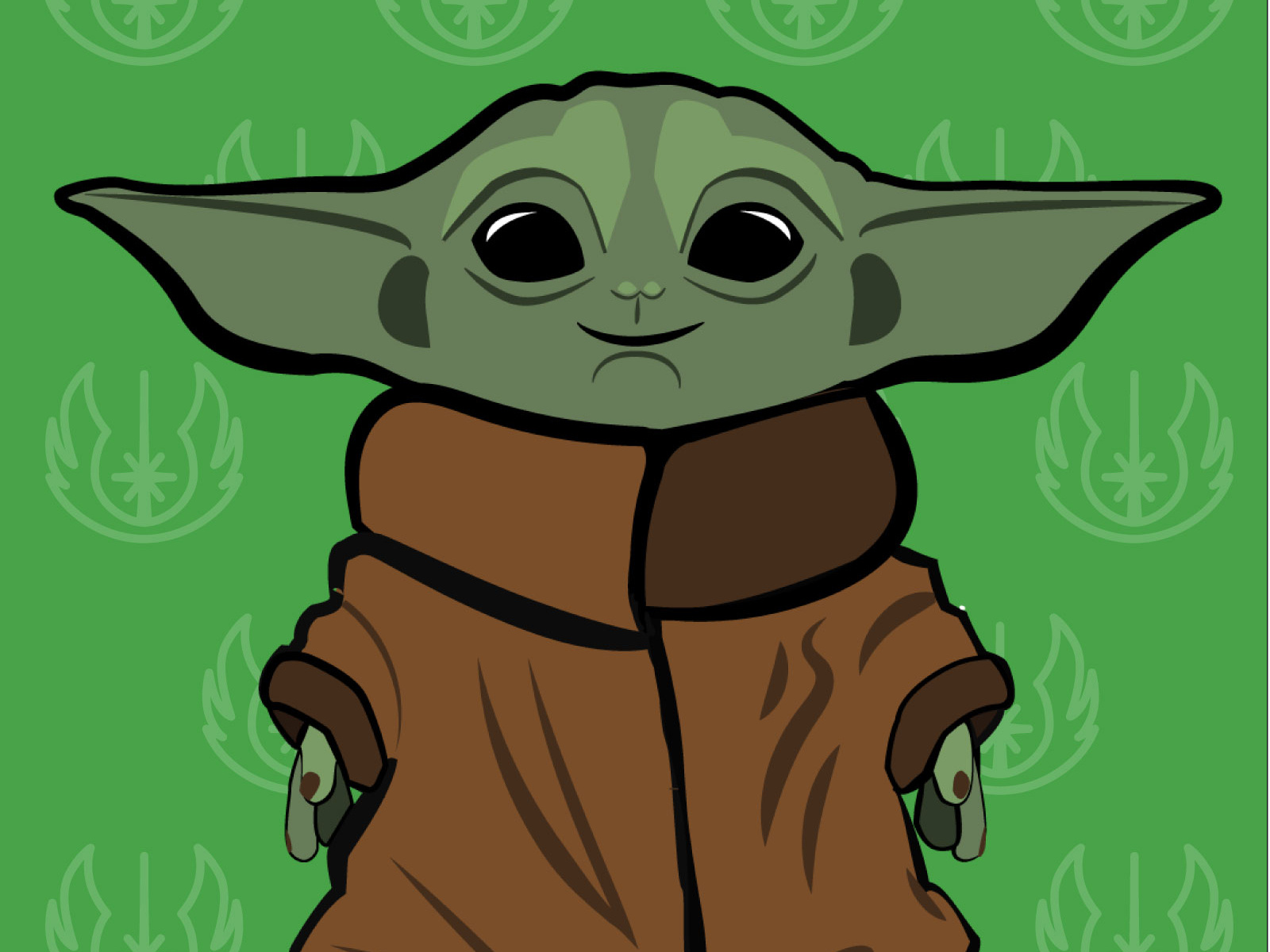 Baby Yoda Background Wallpaper