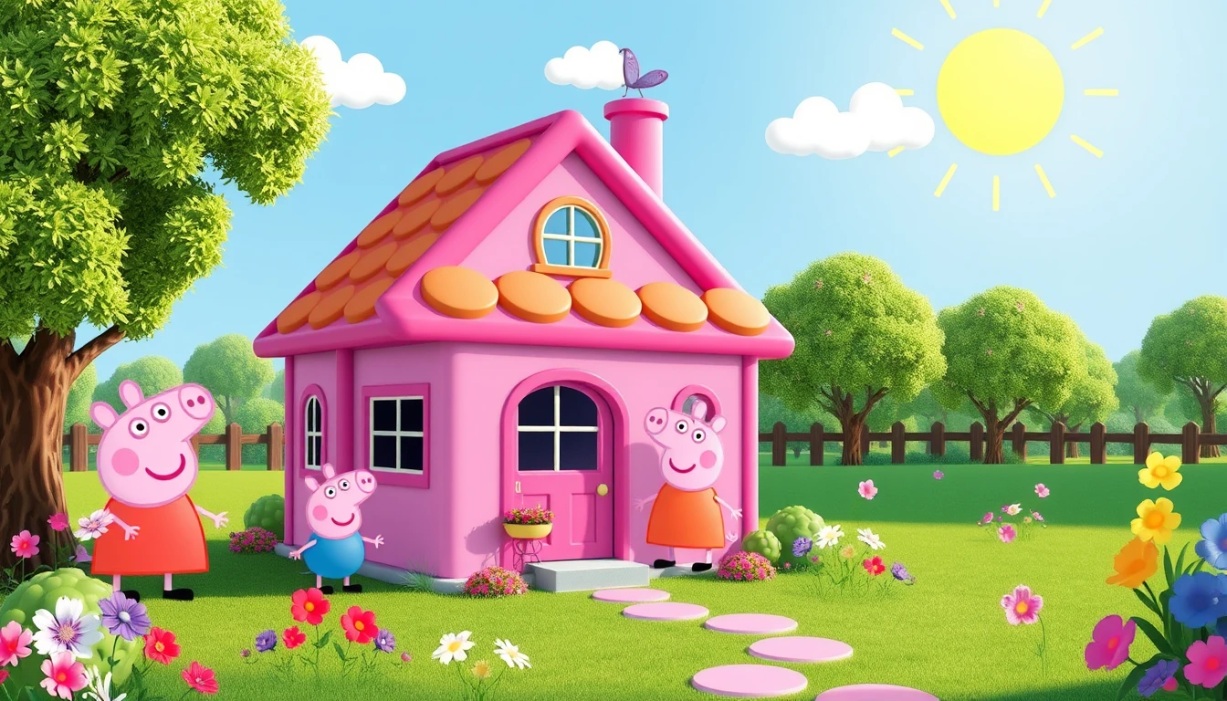 🔥 Free Download Peppa Pig House Hd Wallpaper by @edwardcochran ...