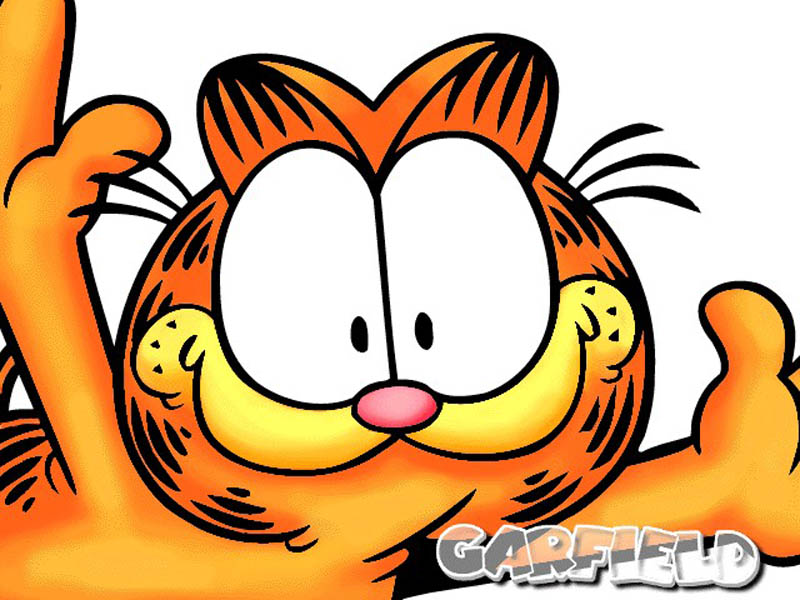 Garfield cartoon cat happy you HD phone wallpaper  Peakpx