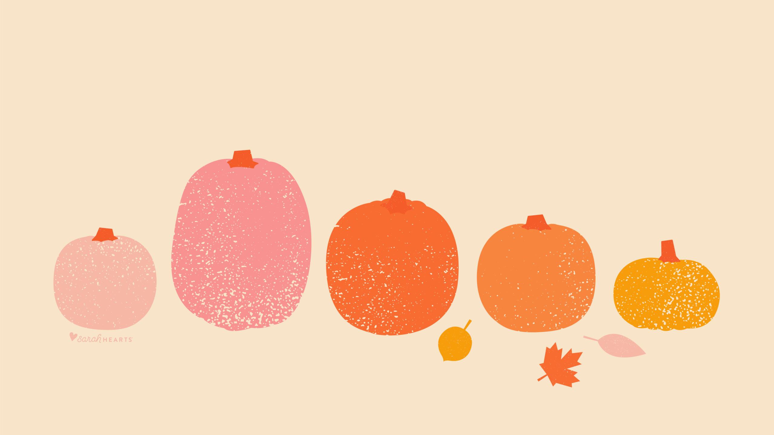 October Pumpkin Calendar Wallpaper Sarah Hearts