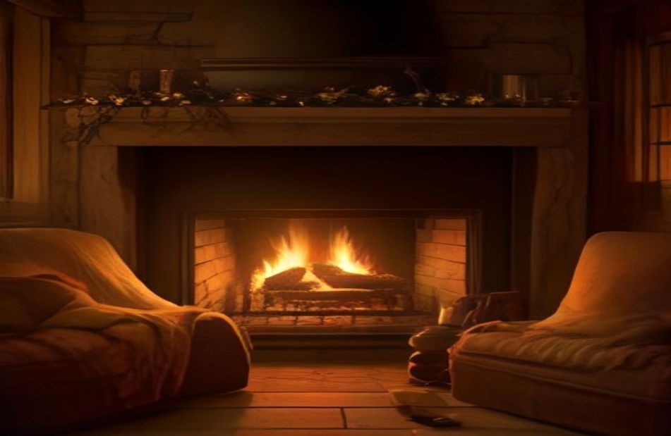Live Fireplace Wallpaper