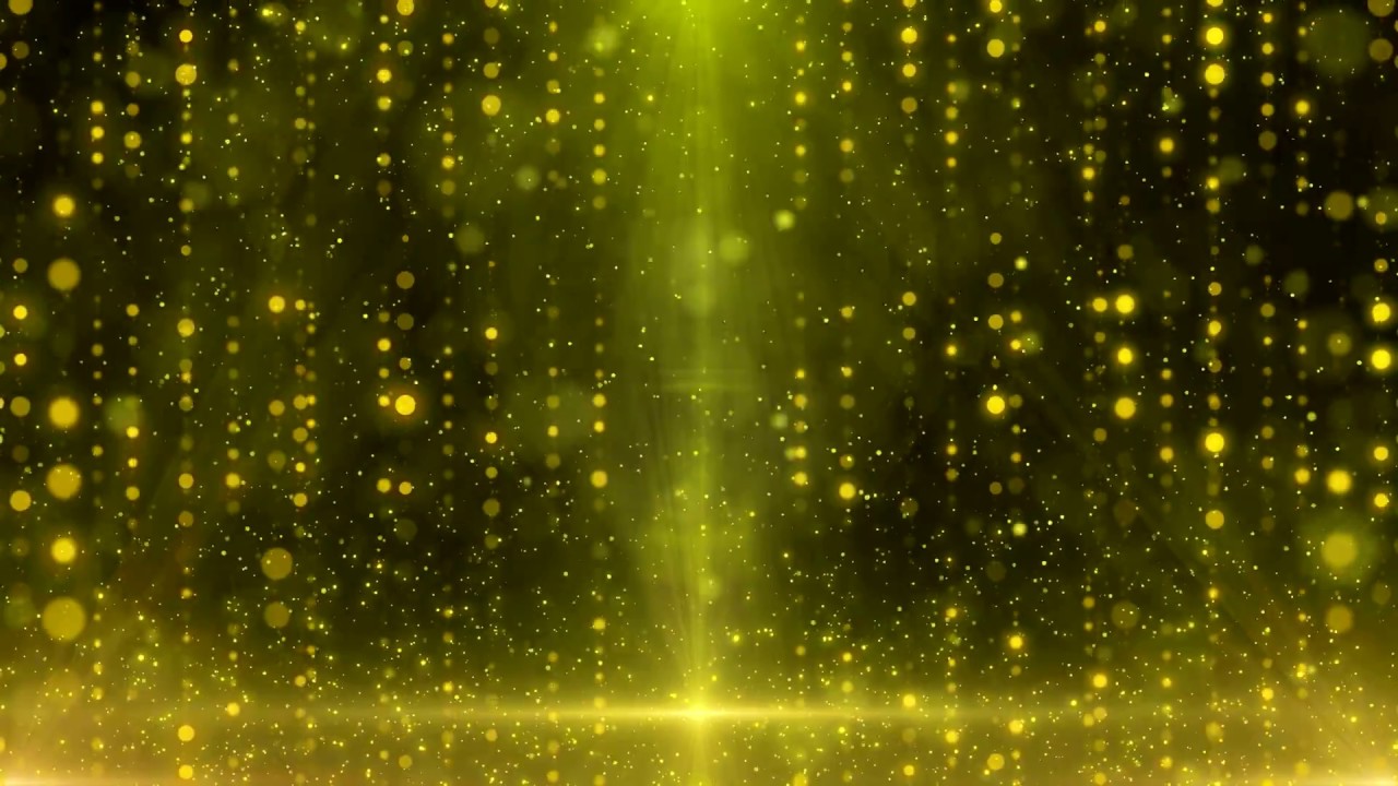 4k Golden Particles Awards Video Background