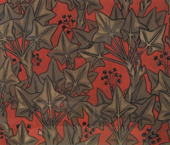  the collection Ivy design for wallpaper William Morris Gallery