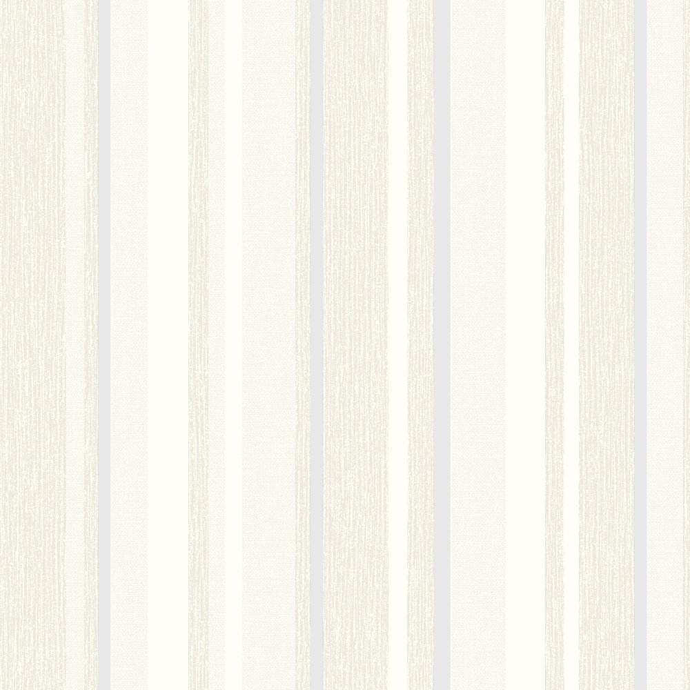Direct Wallpaper Striped Textured Blown Vinyl Metallic Stripe