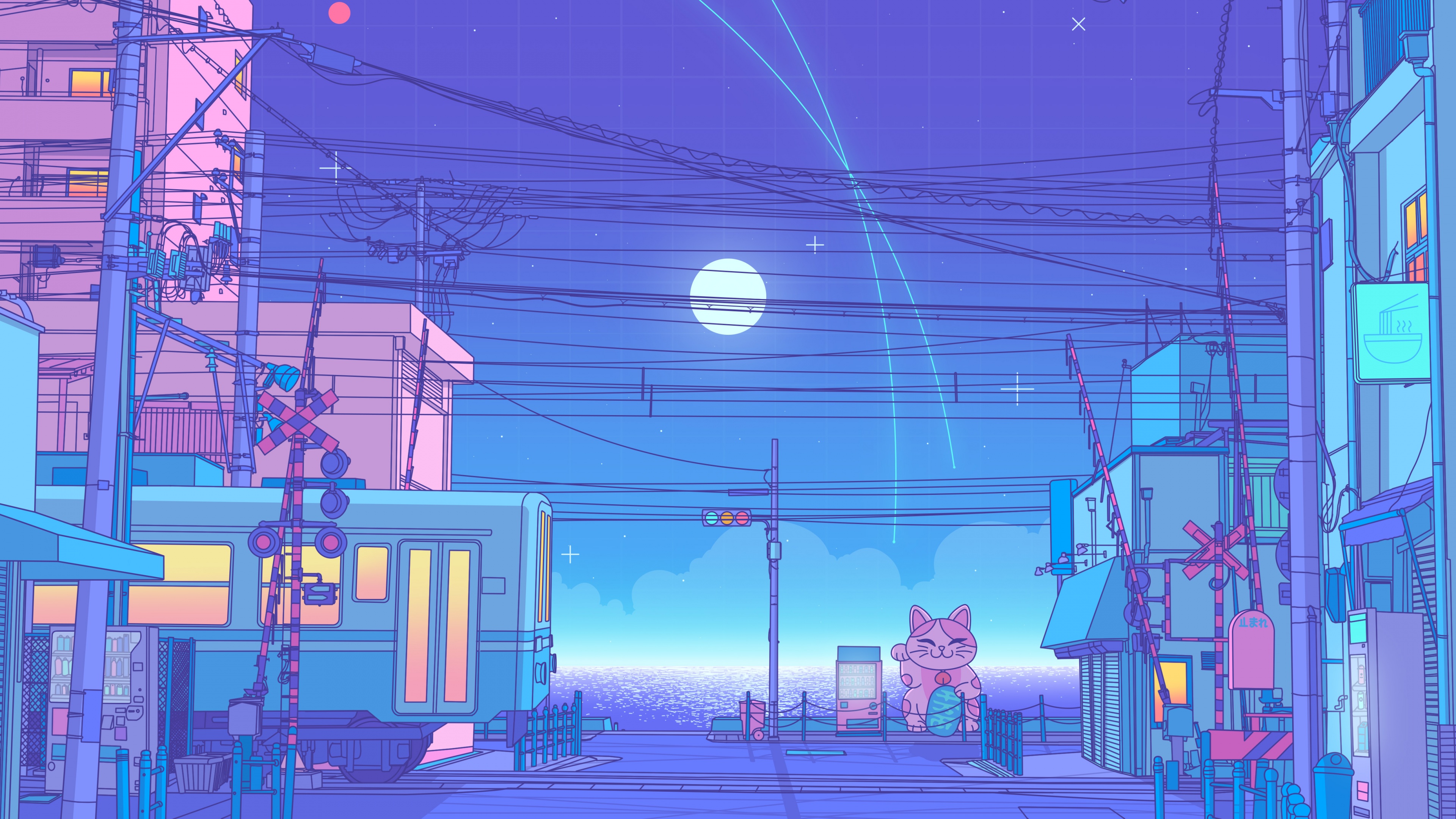 Lofi Wallpaper 4k Japanese Synthwave Vaporwave